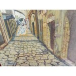 Средна картина масло на платно Испания - 3809
